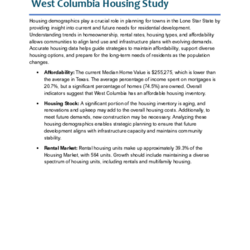 West Columbia Housing Study thumbnail icon